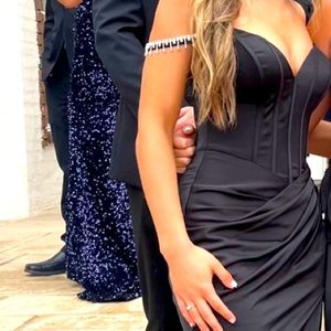 Clarisse 810525 - Fitted Corset Prom Dress, Size 0